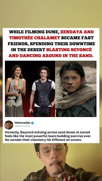 Zendaya and Timothée Chalamet On Dune