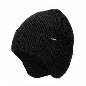 WMCAPS Warm Fleece Lined Beanie with Earflap, Thermal Knit Winter Hats for Men Women，Stocking Cap for Outdoor(Slate Gray) - Walmart.com