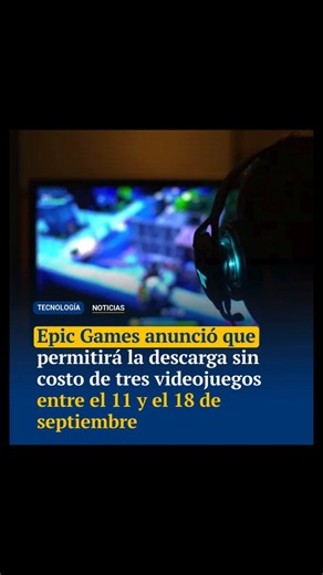 Leandro Suárez on Instagram: "🎮 Epic Games anunció que permitirá la descarga sin costo de tres videojuegos entre el 11 y el 18 de septiembre 🎮 El desarrollador de videojuegos Epic Games anunció que entre el 11 y el 18 de septiembre permitirá la descarga sin costo de tres de sus títulos para computadoras. 🎮 La oferta que estará disponible por una semana será para los juegos Ghostrunner 2, Monument Valley 2 y The Battle of Polytopia. Una vez que los usuarios descarguen los videojuegos, estos es