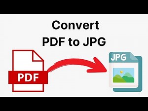 How to Convert PDF to JPG | Free PDF To JPG Converter