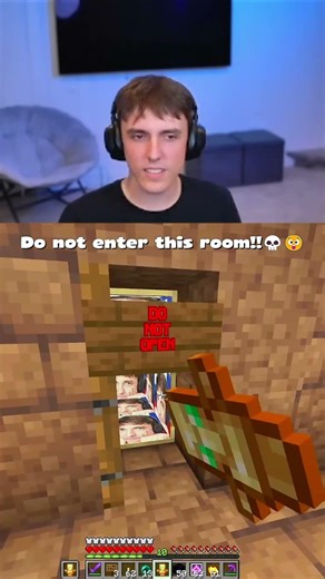 dont enter these rooms!! #minecraft #shorts