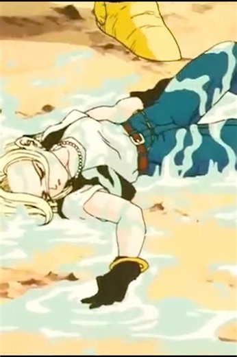 MEJORES MOMENTOS DEL ANIME: CELL EXPULSA A ANDROIDE 18 - DRAGON BALL