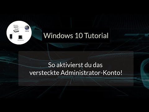 How to enable the hidden Windows 10 administrator account! Use the hidden admin account!
