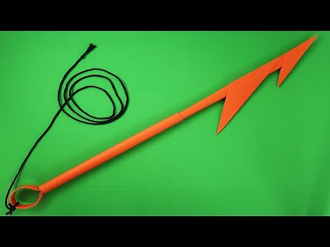 How to Make A Paper Harpoon | Easy | Tutorial
