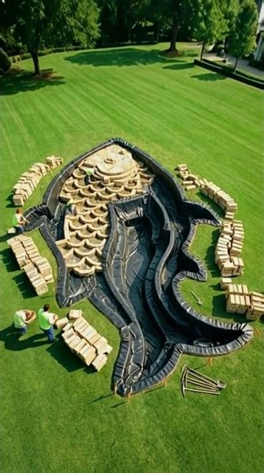 Building My Own Fish Shaped Pond 🐠