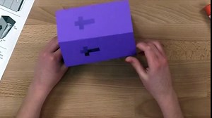 FreshCut Crafts Easter Lenten Cross Crafts for Kids - Easy 3-D Punch-Out Paper Candle Holder Crucifix Bible Craft – Makes 1 Tabletop Votive Display for Sunday School, Homeschool US Made Card Stock