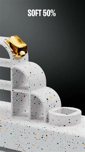 0% vs 100% Cube Soft Body vs Machine Simulation