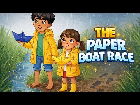 The Paper Boat Race || Kids Story