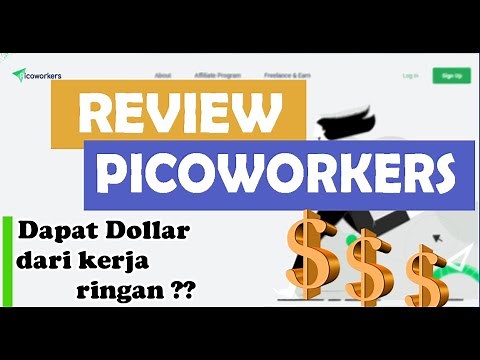 Review Picoworkers Indonesia, Website penghasil Dollar Online ??