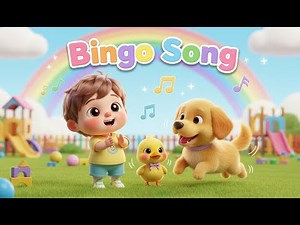 Bingo Song – Nursery Rhyme, Toddler Learning, Letter Recognition, and Fun Animal Play
