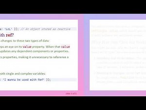 Understanding the value Property in Vue.js 3: ref vs reactive