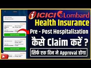 how to claim pre and post hospitalization expenses in icici lombard | Pre & Post hospitalization