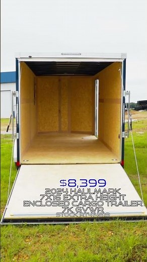 2024 Haulmark 7x16 Extra Height Enclosed Cargo Trailer 7K GVWR Review