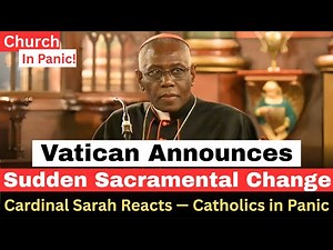 Global Alarm Erupts as Vatican Signals Sudden Sacramental Shift — Cardinal Sarah Warns