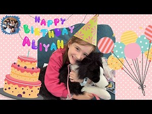*ALIYAH'S BIRTHDAY!* Our Only Girl Turns 7 *OPENING BIRTHDAY PRESENTS*