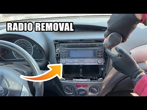 2008-2013 Subaru Impreza & Forester : Radio Removal