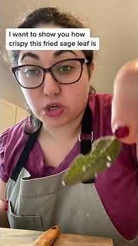 https://littleferrarokitchen.com/how-to-fry-sage/ Easy and crispy fried sage leaves.