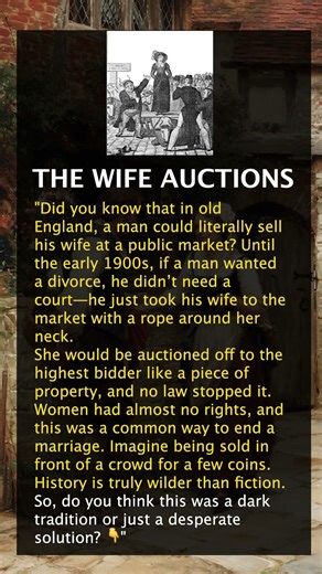 🤯 The Dark History of Wife Selling in Old England