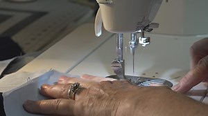 Local woman making quilt for Air Force major widow