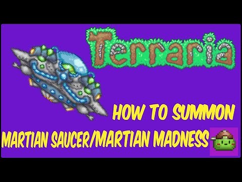 How To Summon Martian Saucer/Martian Madness In Terraria | Terraria 1.4.4.9