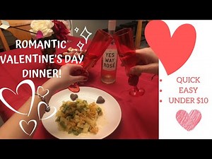 EASY Valentine's Day Dinner Recipe for TWO (ROMANTIC!)