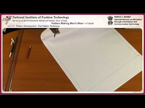 Pattern making mens wear-1: pattern development- flat pattern technique-1