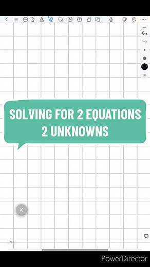 Solving 2 equations 2 unknowns. Calculator technique at the end part of the video 😉 #math #eliminationmethod