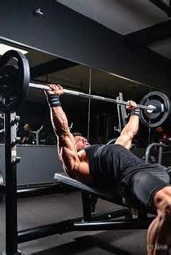 Veins EXPLODING on Heavy Bench Press 💥 Pure Beast Mode #benchpress #gymtok #fitnessjourney