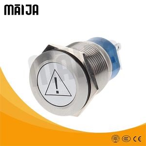 [Hot Item] Customized Symbol Waterproof / Momentary /Stainless Steel Metal Button Switch