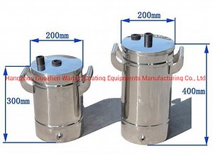 [Hot Item] 300ml 400ml Smaller Stainless Steel Powder Hopper Powder Container