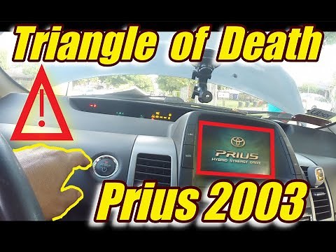 The Red Triangle of death - toyota prius