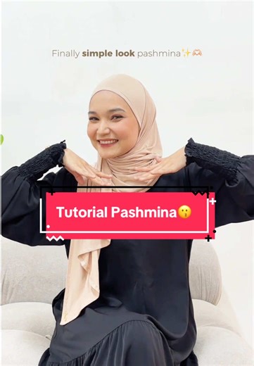 Simple Pashmina Tutorial for Ramadan Events