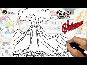 How to draw a Volcano