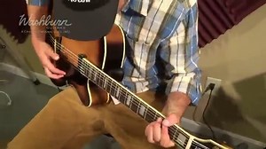 Watch Washburn Jazz Series J600K Jazz Guitar, Vintage Matte on Amazon Live