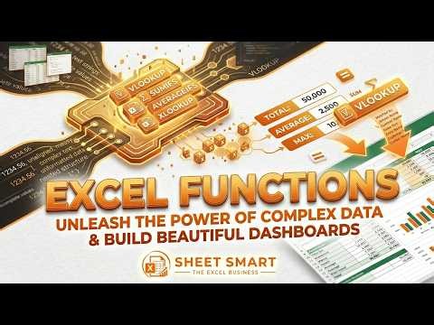 Microsoft Excel Functions for Beginners | Learn Excel Functions Step by Step