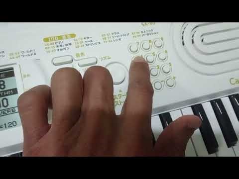 การใช้ mini keyboard Casio sa 80 #เสมา