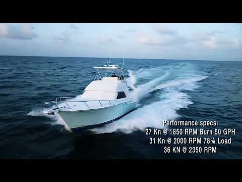 1989/2016 Bertram 43 Convertible Fully refurbuished