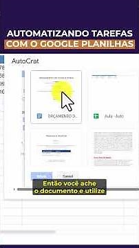 Automatize suas tarefas no Google Planilhas #GooglePlanilhas #tutorial