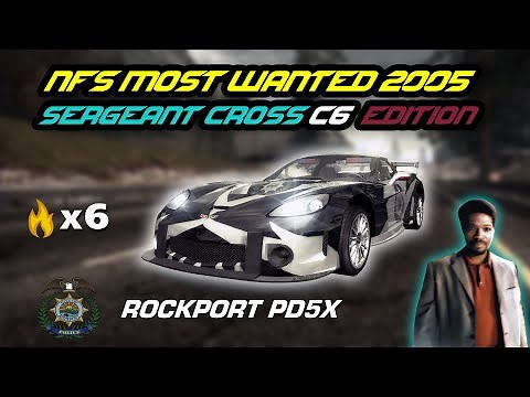 NFS MW (2005) - Sergeant Cross' Corvette C6 // Police Edition - [4k60FPS]