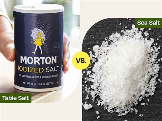 Is table salt less healthy for you than sea salt? 2 dietitians had the same answer
