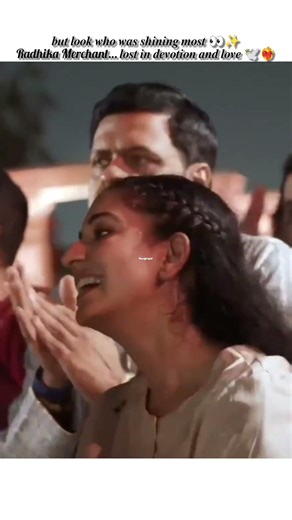 When your Billionaire Wife is a Sanatani Soul... 🕊️✨ #RadhikaMerchant