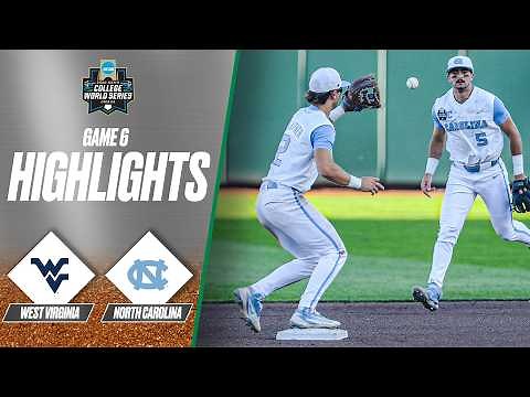 North Carolina vs. West Virginia: 2026 Men's College World Series | Extended highlights