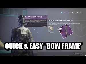 QUICK & EASY 'Bow Frame' (The Spiteful Fang) Quest Guide | Destiny 2: Black Armory