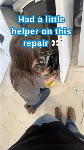 She Helped Fix This Leaking Washer 👀