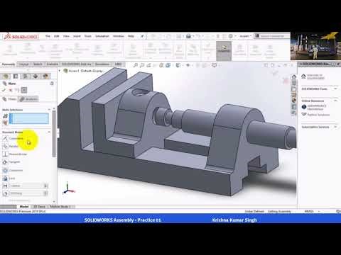 SOLIDWORKS Assembly - Practice 01