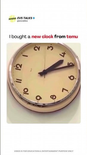 POV: You Bought a Clock From Temu 😭⏰