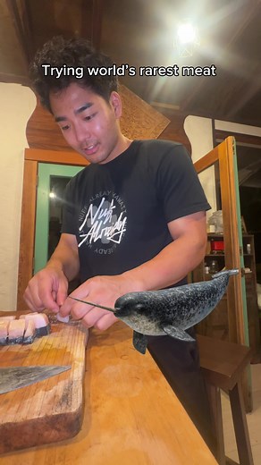 Trying Narwhal for the First Time: Inuit Traditional Food