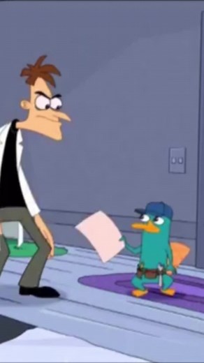 Perry the plumber ?! 😨 #perrytheplatypus #phineasandferb #cartoon #viral #fyp #fypシ #comedy #trending #lol #funny