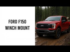 Ford F150 Hidden Winch Mount