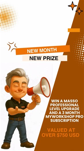 12 reactions | MASSO Makers has a brand new prize! Each month, we...
